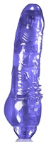 Фиолетовый вибратор LIGHT UP 100 RHYTHMS VIBE - 19 см. - фото 1406366