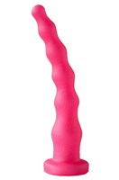 Розовый гелевый анальный стимулятор - 20 см. - фото 162673