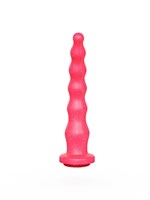 Розовый гелевый анальный стимулятор - 20 см. 148203
