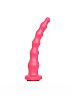 Розовый гелевый анальный стимулятор - 20 см. 148203