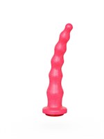 Розовый гелевый анальный стимулятор - 20 см. 148203