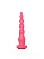 Розовый гелевый анальный стимулятор - 20 см. 148203