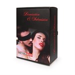 Большой набор БДСМ в черном цвете: маска, кляп, зажимы, плётка, ошейник, наручники, оковы, щекоталка, фиксатор 149463 - фото 847679