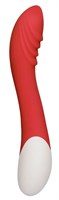 Красный вибратор Frenzy с функцией нагрева - 20,8 см. - фото 143431