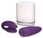 Фиолетовый вибратор для пар We-Vibe Chorus - фото 98456