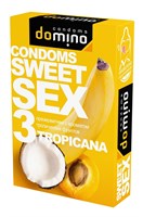 Презервативы для орального секса DOMINO Sweet Sex с ароматом тропических фруктов - 3 шт. - фото 1406950