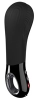 Черный фаллостимулятор Manta с вибрацией - фото 1436288