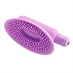 Фиолетовая вакумная помпа для клитора Naughty Kiss - фото 161168