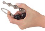Дымчатая анальная цепочка Anal Beads - 20,5 см. - фото 169989