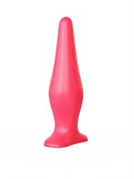 Розовая анальная пробка с узеньким кончиком - 14 см. 153478