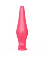 Розовая анальная пробка с узеньким кончиком - 14 см. 153478
