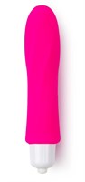 Розовая удлиненная вибропуля из силикона - 9,5 см. - фото 1407156