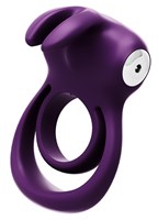 Фиолетовое эрекционное кольцо VeDO Thunder Bunny - фото 99335