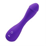Фиолетовый вибратор Devil Dick - 16 см. - фото 161189