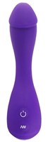 Фиолетовый вибратор Devil Dick - 16 см. - фото 161187