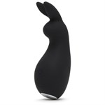 Черный клиторальный стимулятор Greedy Girl Clitoral Rabbit Vibrator - фото 99361
