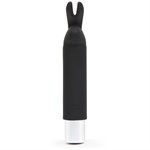 Черный мини-вибратор Greedy Girl Bullet Rabbit Vibrator - 12,7 см. - фото 99390