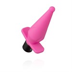 Розовый анальный вибратор LilPlug Vibrator - 13,5 см. - фото 160168