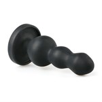 Черная анальная ёлочка Beaded Cone - 10,5 см. - фото 160171