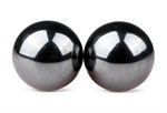 Темно-серые вагинальные шарики без сцепки Ben Wa Balls - фото 160250