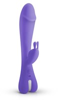 Фиолетовый вибратор-кролик Trix Rabbit Vibrator - 22,5 см. - фото 167318