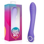 Фиолетовый вибратор для G-стимуляции Lici G-Spot Vibrator - 22,5 см. 154604 - фото 167325