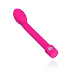 Розовый вибратор для точки G Easytoys G-Spot Vibrator - 21 см. - фото 169567