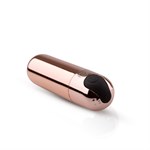 Золотистая вибропуля Rosy Gold Bullet Vibrator - 7,5 см. - фото 167338