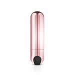 Золотистая вибропуля Rosy Gold Bullet Vibrator - 7,5 см. - фото 167336