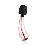 Золотисто-черный мини-вибратор Mini Curve Massager - 13 см. - фото 167339