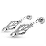 Зажимы на соски Easytoys TJapanese Clover Clamps With Weights - фото 169602