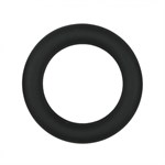 Черное эрекционное кольцо Silicone Cock Ring Medium 154644 - фото 164083