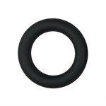 Черное эрекционное кольцо Silicone Cock Ring Small - фото 164085