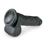 Черный фаллоимитатор Realistic Dildo - 17,5 см. 154663 - фото 166078