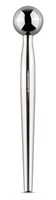 Серебристый уретральный стимулятор Sinner Metal Solid Penis Plug with Ball - 9,5 см. - фото 173360