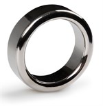 Серебристое эрекционное кольцо Heavy Cock Ring Size S - фото 170984