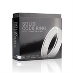 Серебристое эрекционное кольцо Sinner Metal Cockring Size S - фото 170989
