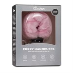 Наручники с розовым мехом Furry Handcuffs - фото 165819