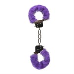 Наручники с фиолетовым мехом Furry Handcuffs - фото 165820