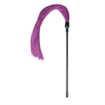 Плеть с фиолетовыми силиконовыми хвостами Purple Silicone Tickler - 45 см. 154737 - фото 165826