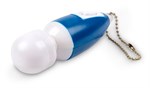 Сине-белый мини-вибратор в форме брелка - фото 250847 Сине-белый мини-вибратор в форме брелка - фото 250847