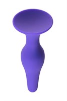 Фиолетовая анальная пробка - 12,5 см. - фото 1365449