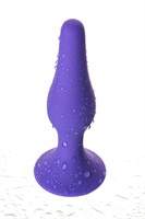 Фиолетовая анальная пробка - 12,5 см. - фото 1365451
