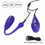 Фиолетовый шарик с электростимуляцией и вибрацией Intimate E-Stimulator Remote Kegel Exerciser - фото 163408