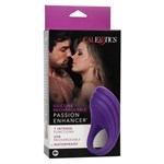 Фиолетовое эрекционное виброкольцо Silicone Rechargeable Passion Enhancer - фото 1407677