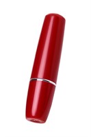 Красный мини-вибратор в форме губной помады Lipstick Vibe - фото 167930
