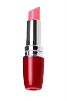 Красный мини-вибратор в форме губной помады Lipstick Vibe - фото 167931