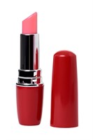 Красный мини-вибратор в форме губной помады Lipstick Vibe - фото 167932