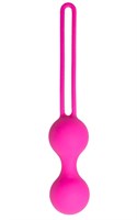Розовые вагинальный шарики Kegel Balls - фото 163109