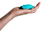 Голубой вибростимулятор-дельфин Lastic Pocket Dolphin - 7,5 см. - фото 1337808
